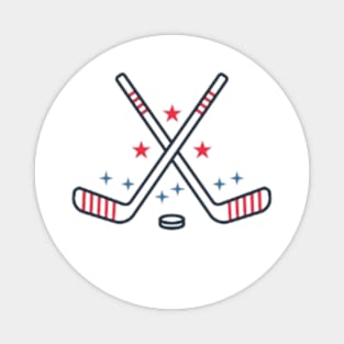 Hockey sticks Magnet